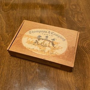 Antique Thompson and Company Tampa Cigar Container
